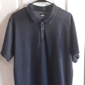 THE NORTH FACE FLASHDRY 3 Button Polo, Size Large